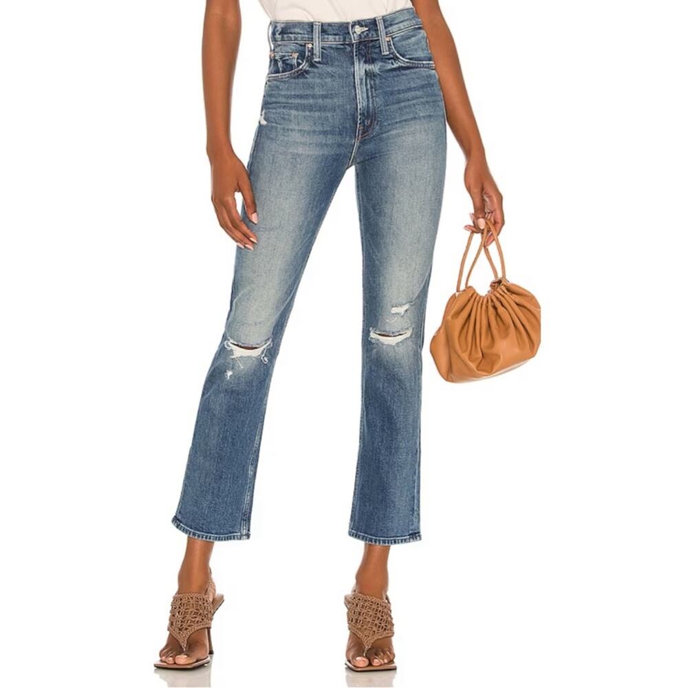 Mother High Waisted Rider Ankle Jeans Far Beyond The Sky size 25